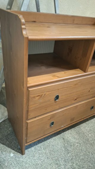 CONJUNTO de muebles LEKSVIK de pino macizo