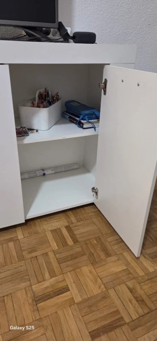 Mueble salón blanco Leroy Merlin