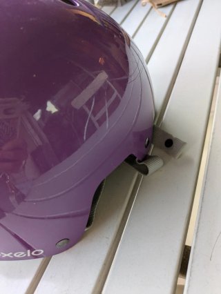 Casco Morado Talla S