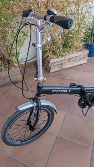 Bicicleta Plegable Popal Negra