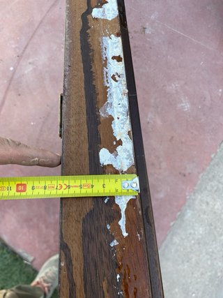 Ventana Madera Perfil Europeo Marrón