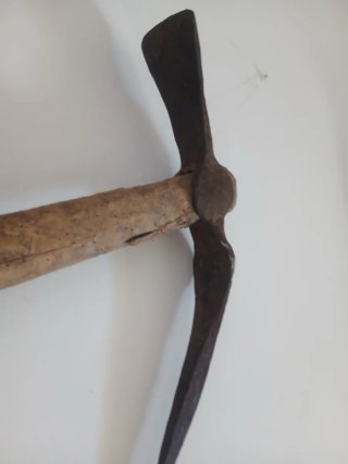 2 azadas vintage para campo