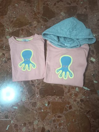 Conjunto Sudadera y Camiseta Talla 12-14
