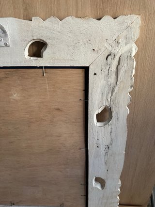 Espejo madera restaurado