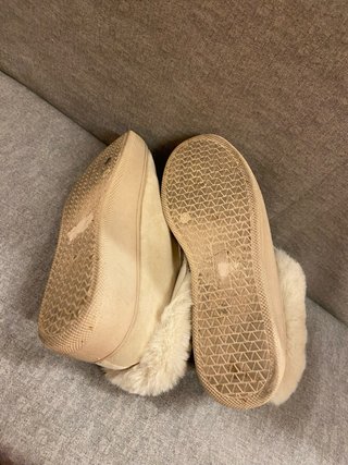 Botines PAYMA pelo beige talla 39