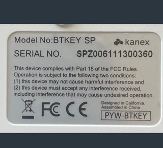 Teclado inalámbrico Kanex gris y blanco
