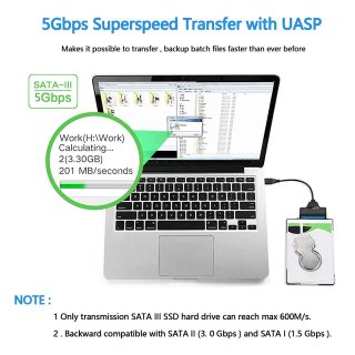 Cavo Adattatore SATA a USB 3.0 per HDD/SSD