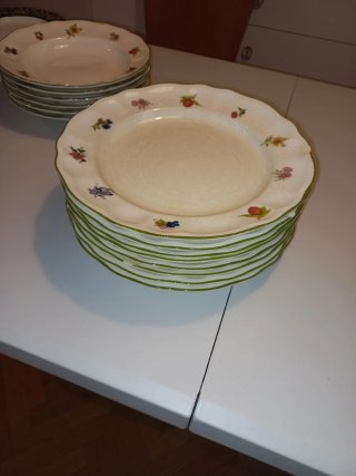 Platos San Claudio Florales
