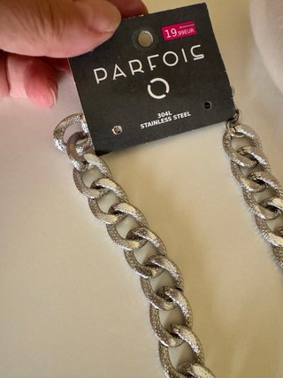 Girocollo a catena color argento