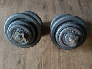 Kit de 2 Mancuernas Buffalo de 40 kilos (2 x 20)