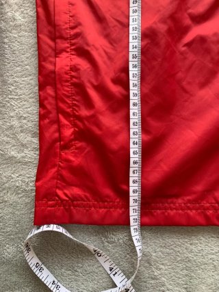 Chaqueta impermeable Adidas roja
