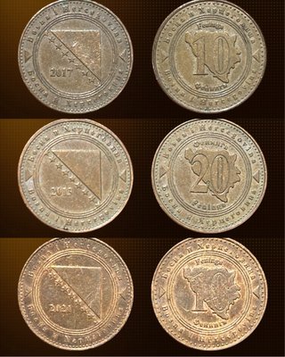 🇧🇦 Bosnia 🇧🇦 Lote monedas