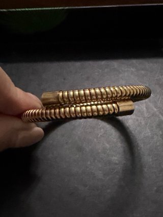 Pulsera Tubular Dorada