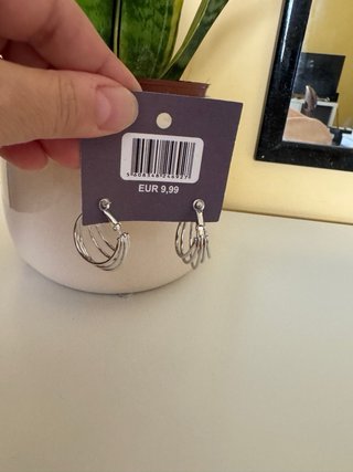 Orecchini Parfois tre cerchi argento