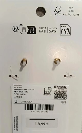 Pendientes dorados Mango última colección NUEVOS