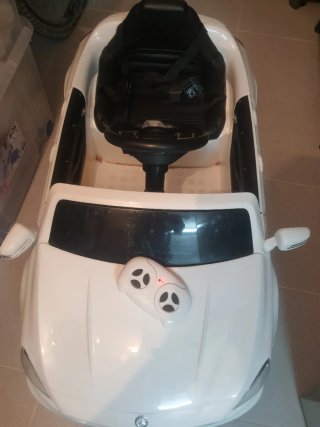 Coche eléctrico Mercedes niño Blanco