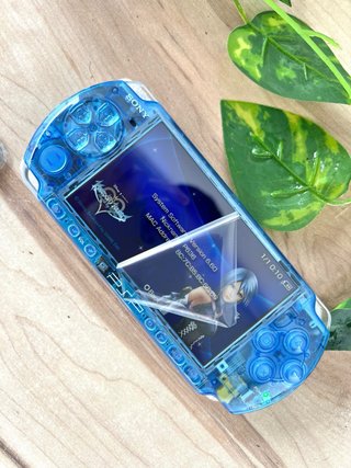 PSP 3000 Azul Reacondicionada Batería Nueva