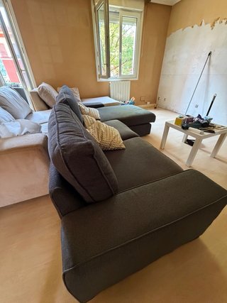 Sofá Chaise Longue IKEA Kivik Tresund Antracita