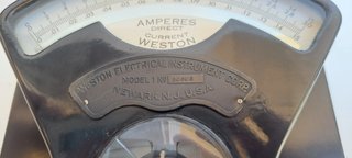 Amperometro D.C. Vintage Weston Model 1 (Anno 1932
