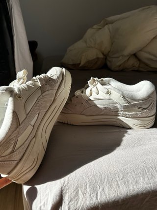 Adidas Samba + Puma 180 Corduroy beige VERDADERAS
