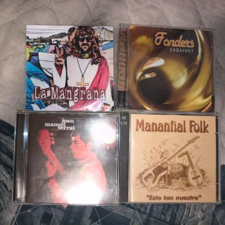 Lote 4 CDs: Folk, rock, variada...