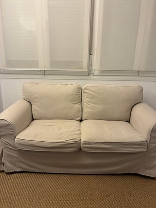 Sofá Ektorp 2 plazas Ikea beige