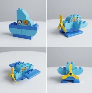 Lego Duplo 10849 Avión y Barco. "Mi primer avión"