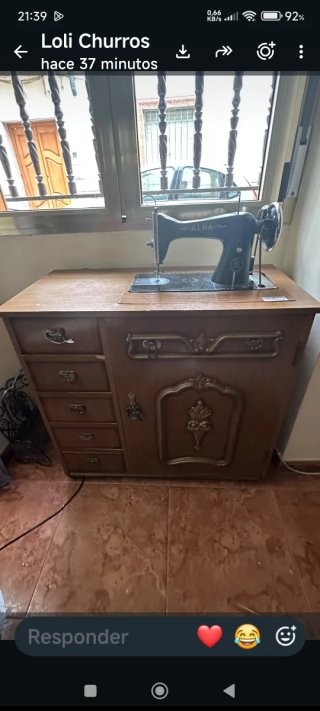 Máquina de coser Alfa
