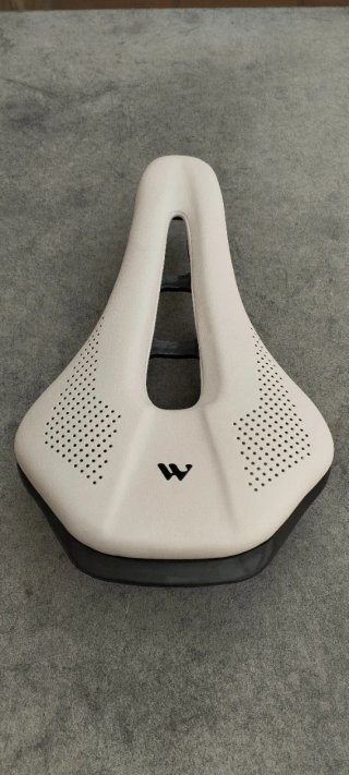 SILLÍN ANTIPROSTATICO DE GEL WEST BIKING EN BLANCO