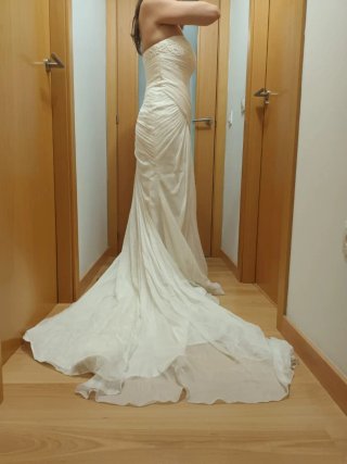 Traje de Novia blanco roto