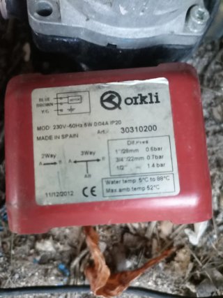 Válvula motorizada Orkli 30310200