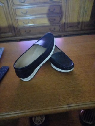 Zapatos planos negros