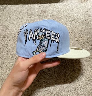 Gorra New Era NY Azul y Beige