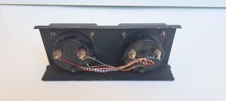 Pannello Doppio Voltmetro Vintage Officine Galileo