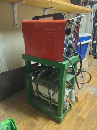 Soldadora+ electrodos inverter Einhell Euromaster