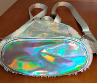 Mochila infantil peluche unicornio