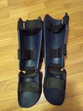 Protectores espinilleras+pie Kickboxing/Muay Thai