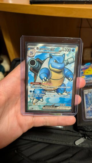 Blastoise EX 184/165 Inglés