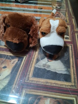 Perritos de peluche