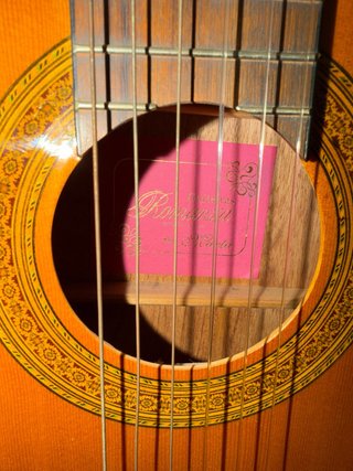 Guitarra Clásica Madera Natural
