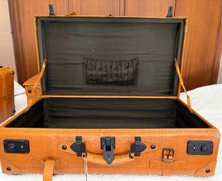 Juego 3 Maletas Vintage Cuero