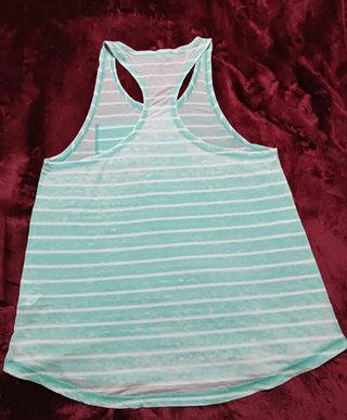 Camiseta de Tirantes Azul y Blanco Green Coast T M