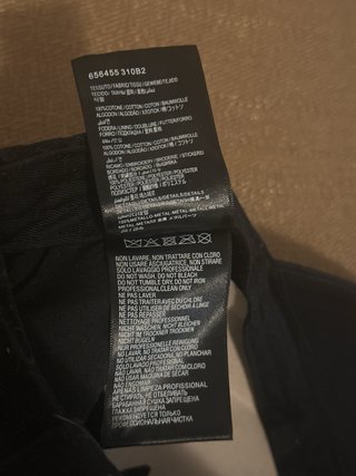 Gorra Balenciaga azul oscuro