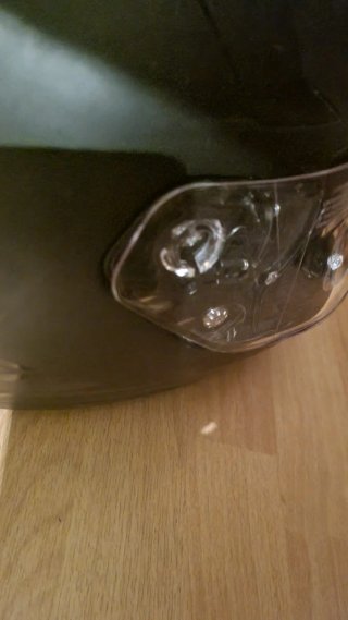 Casco de moto integral negro