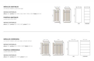 Armarios Modulares en KIT Lacados Blanco NUEVOS
