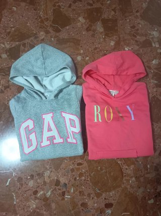 Pack 2 Sudaderas GAP y Roxy T. 12-14