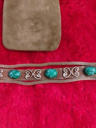 Pulsera Plata Turquesa,antigua ..bien conservada