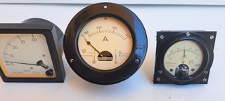 Strumenti di Misura Analogici Vintage da Pannello