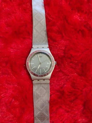 Reloj Plata Pulsera Malla