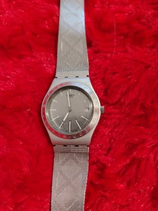 Reloj Plata Pulsera Malla